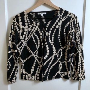 CAbi Pearl Strand Cardigan Size S